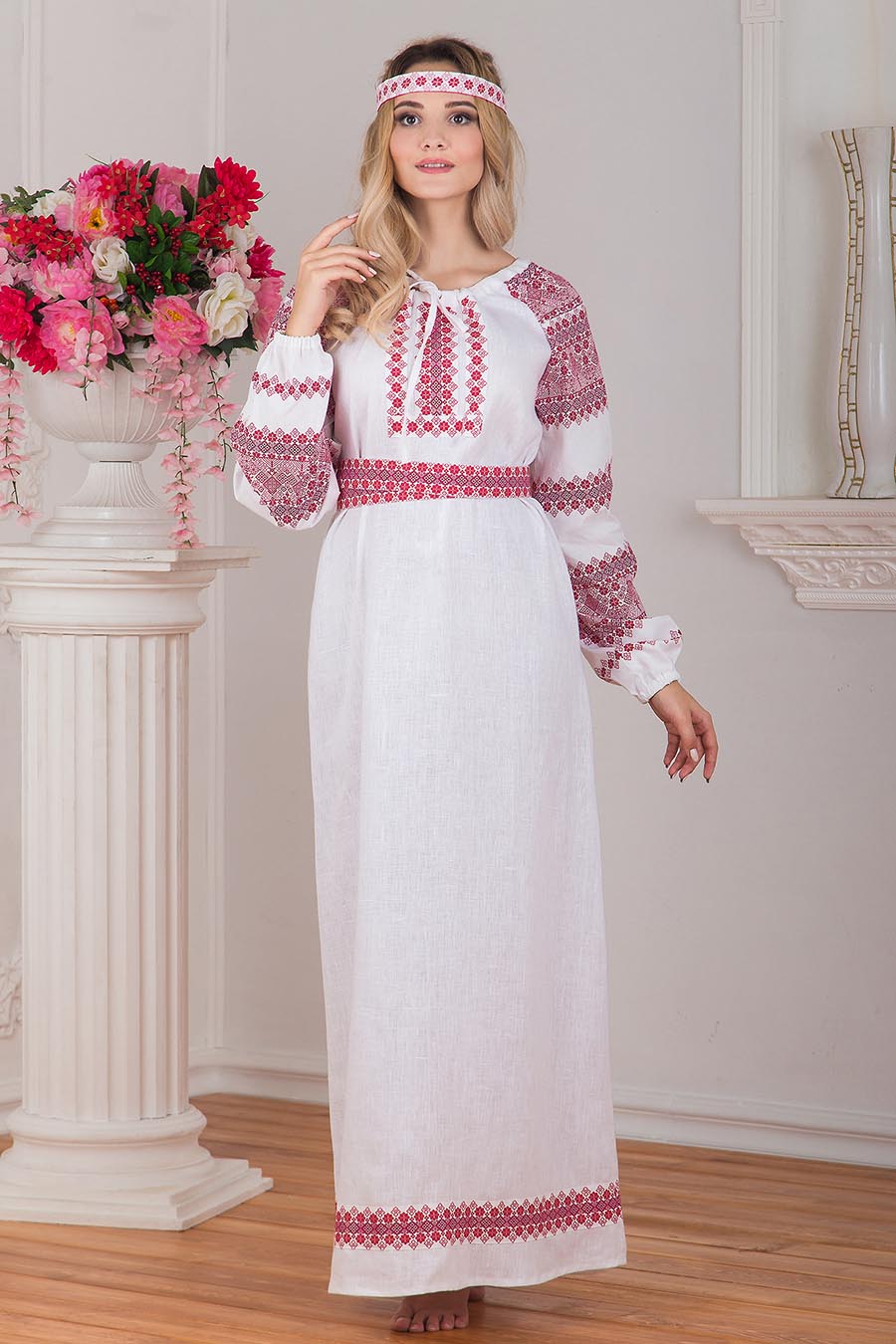 A playful frame from Women in Slavic costumes — online in Stepanakert